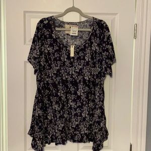 New with tags Cupio size 3X blouse